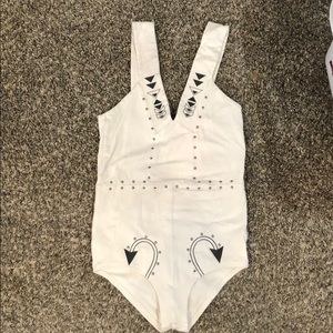 white bodysuit